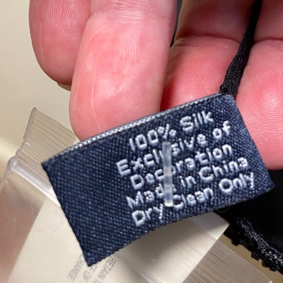 Ann Taylor 100% Silk Sheer Black Evening Wrap / Shawl – 66 Inches – NWT - Picture 9 of 10